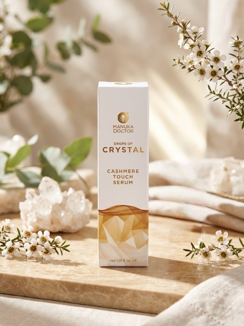 Manuka Doctor Drops of Crystal Cashmere Touch Serum (30ml / 1.01 fl. oz.) Sealed